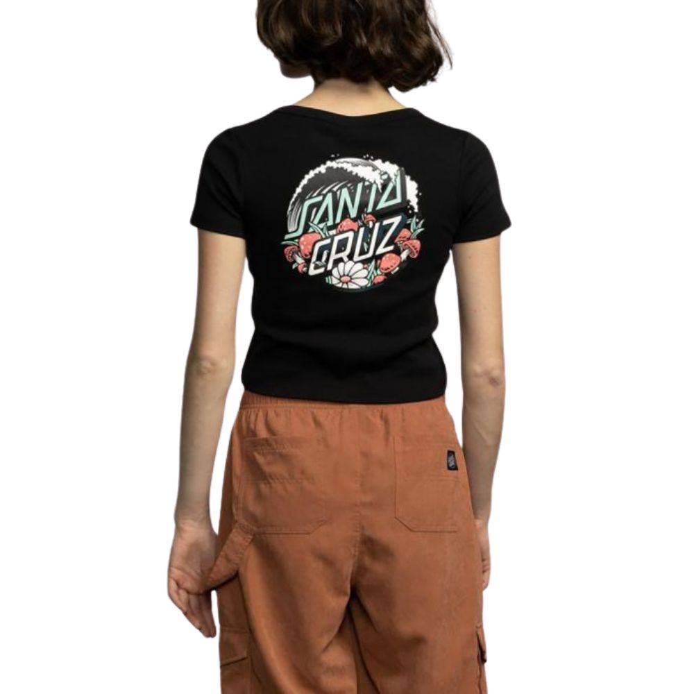 SANTA CRUZ MUSHROOM WAVE DOT SPLICE CENTER T-SHIRT