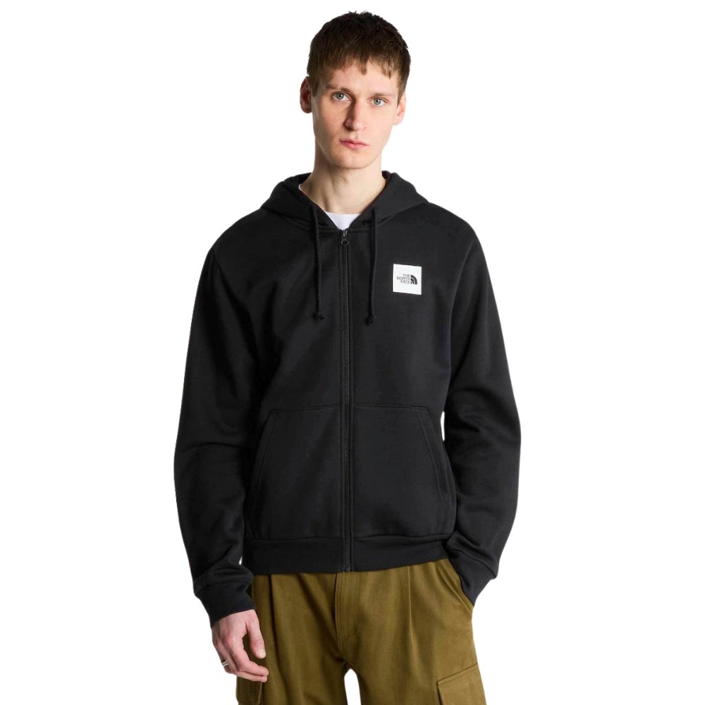 THE NORTH FACE M EVO BOX HALF DOME REGULAR FULL ZIP HOODIE
