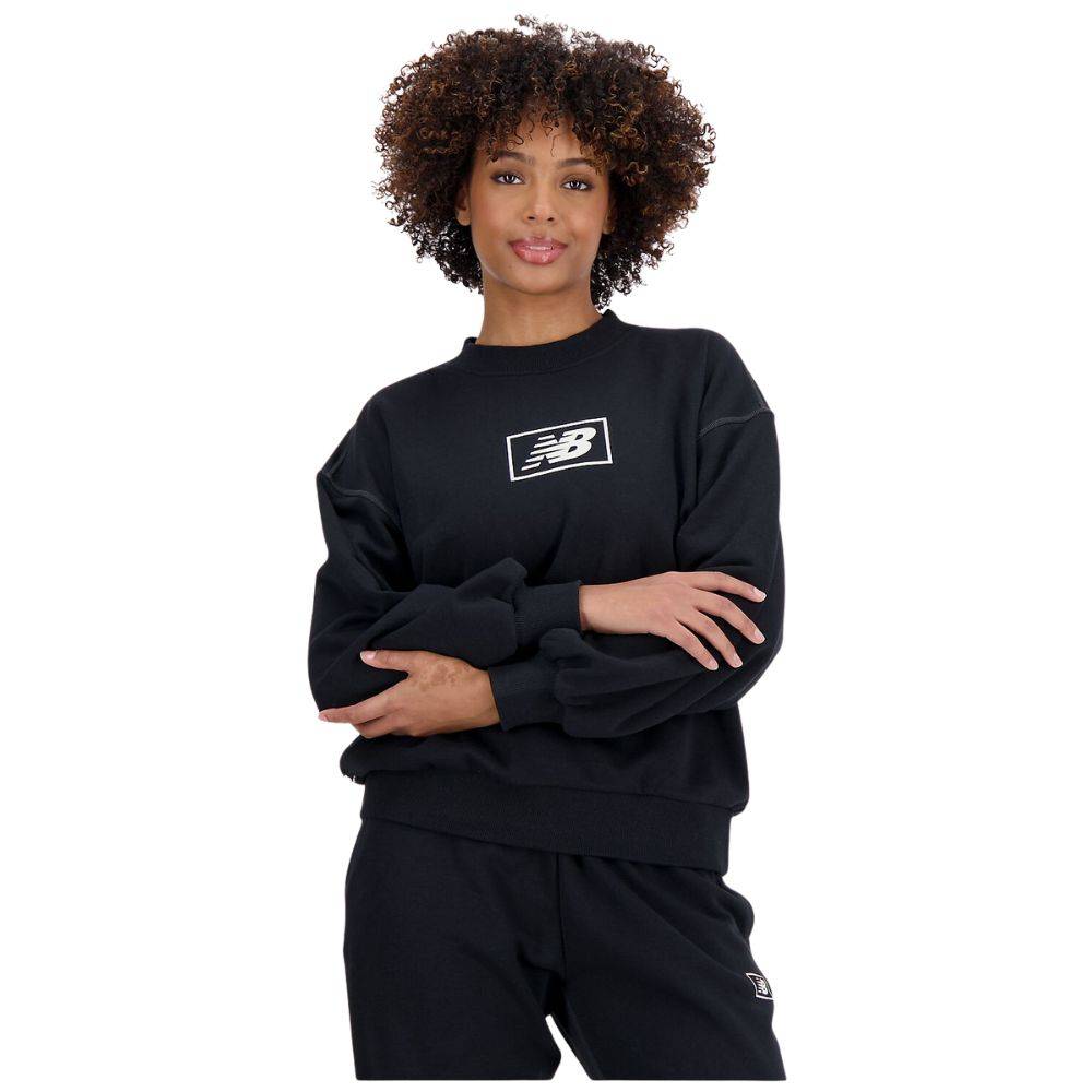 NEW BALANCE WOMENS ESS FRENCH TERRY CREW