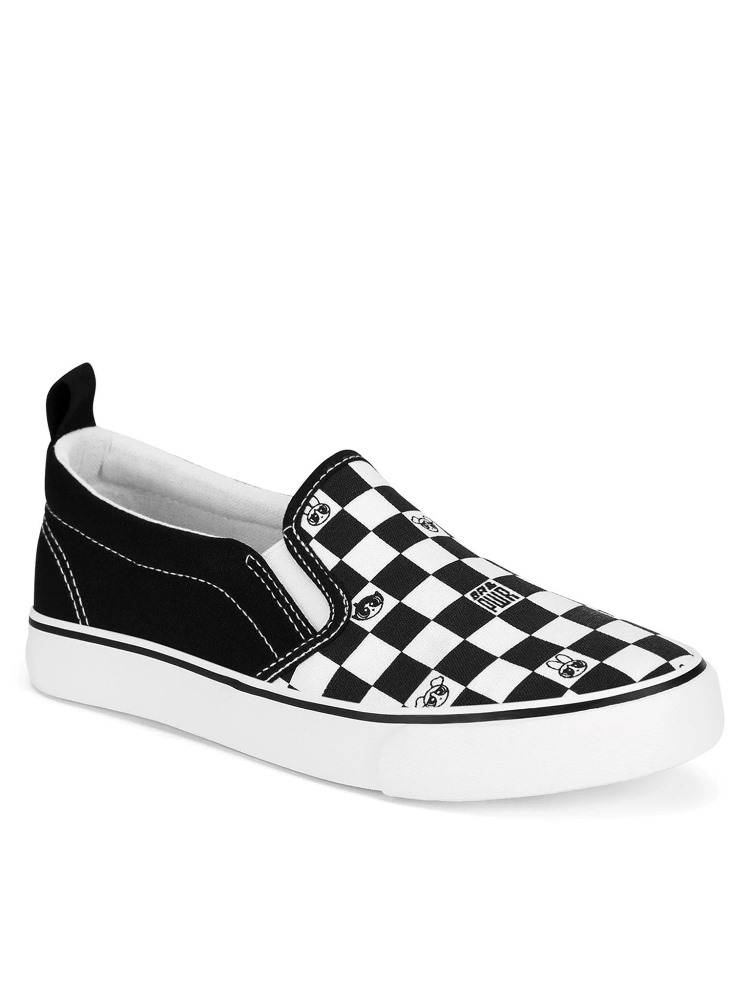 VANS TODDLER SLIP-ON GEO CHECK SHOES (1-4 YEARS)