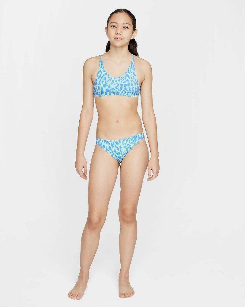 NIKE GIRLS WILD LACE UP BIKINI SET