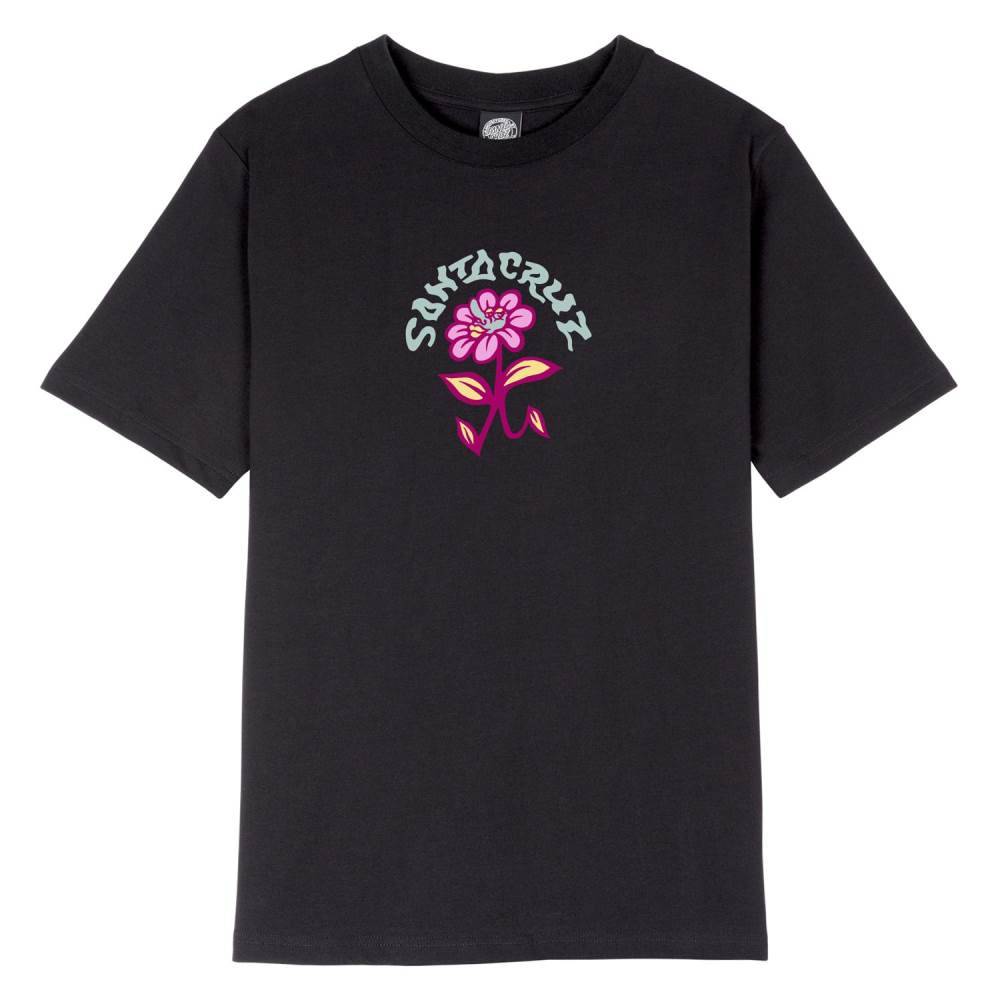 SANTA CRUZ DELFINO FLOWER FRONT T-SHIRT