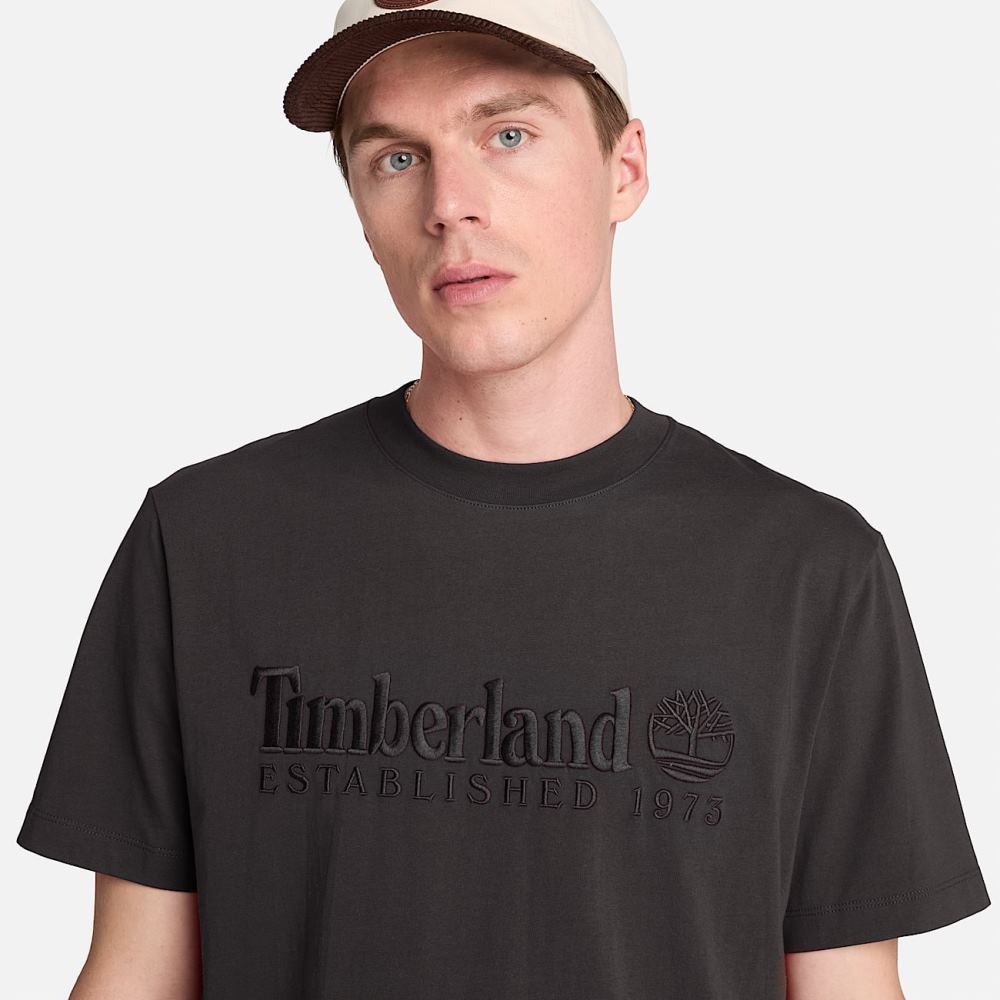 TIMBERLAND ESTABLISHED 1973 SS EMBROIDERED TEE