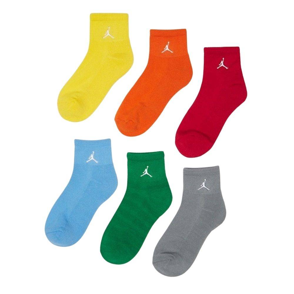 NIKE JORDAN EVERYDAY ESSENTIALS 6PK ANKLE SOCKS