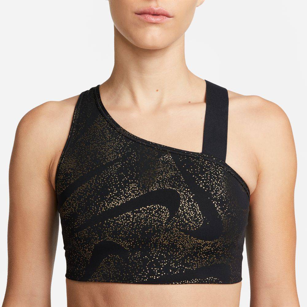 NIKE DRI-FIT WOMENS SWOOSH ASSYMETRICAL SPORT BRA