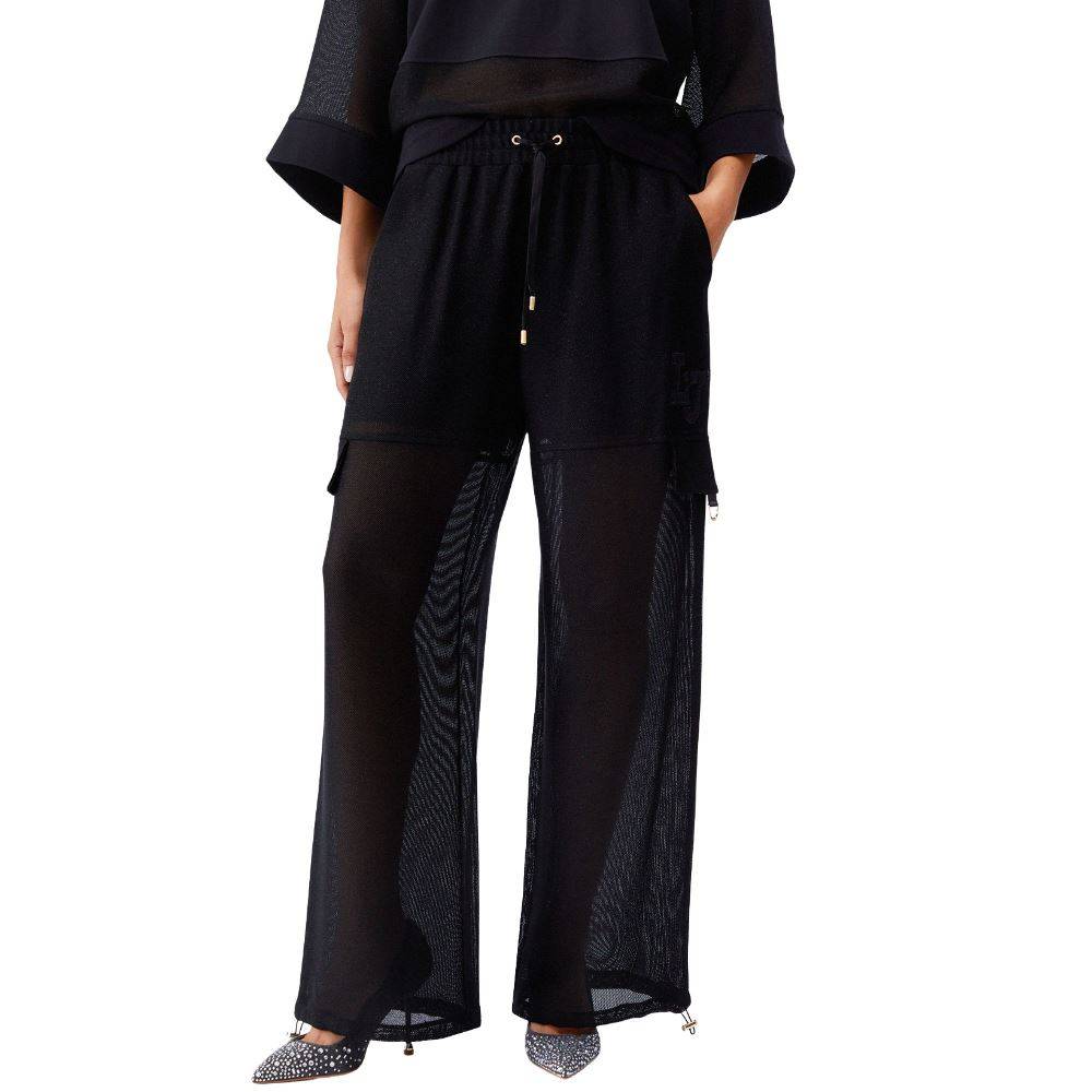 LIU JO MESH CARGO TROUSERS