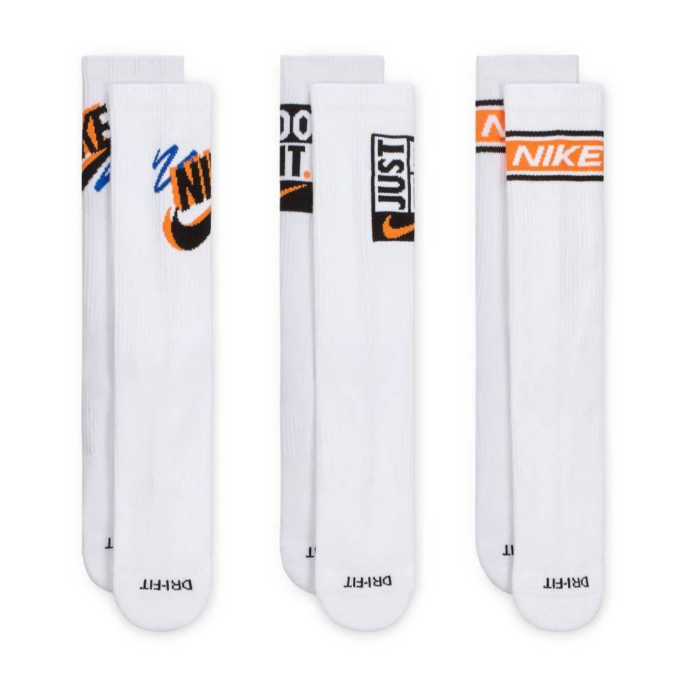 NIKE EVERYDAY PLUS CREW 3-PAIRS SPORT SOCKS