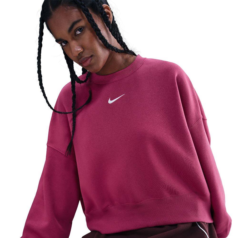 NIKE WOMENS PHOENIX FLEECE OVERSIZE CREW