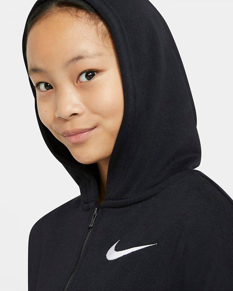NIKE GIRLS STUDIO FULL-ZIP HOODIE