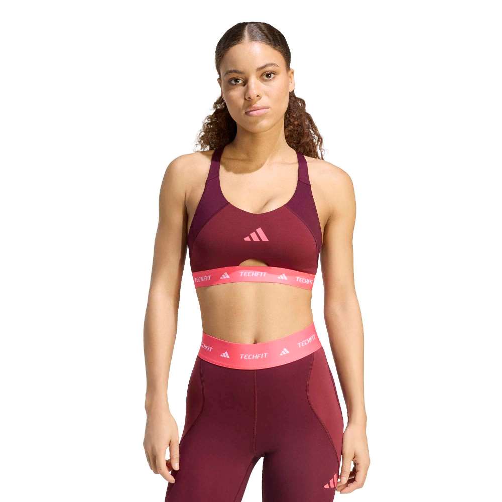ADIDAS TECHFIT WORKOUT COLOR BLOCK MEDIUM SUPPORT BRA