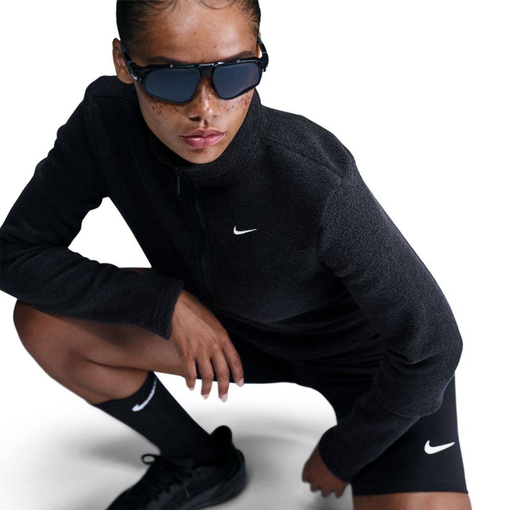 NIKE NSW PHOENIX PLUSH 1/2 ZIP COZY FLEECE TOP