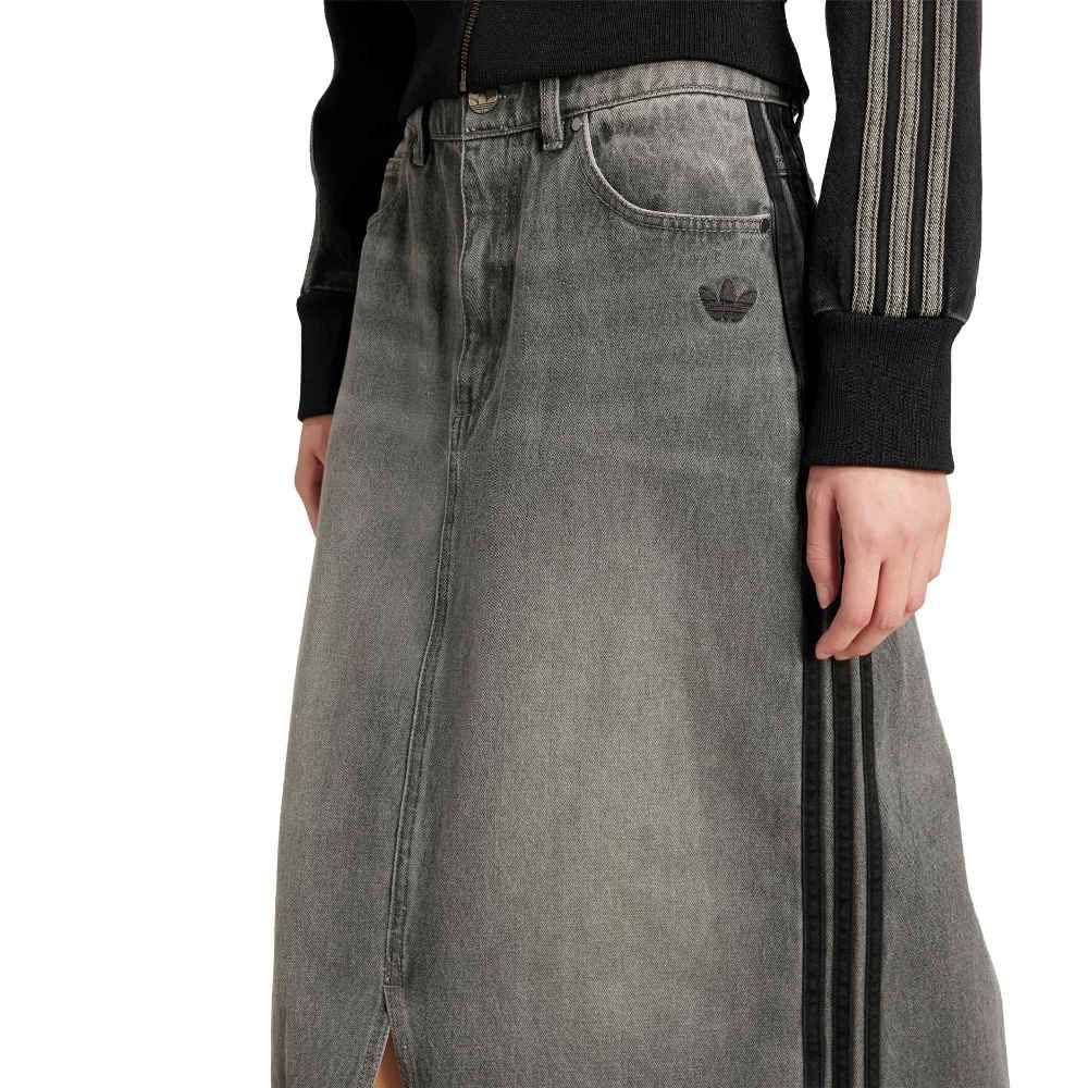 ADIDAS DENIM LONG SKIRT