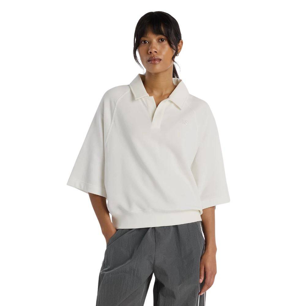 NEW BALANCE COASTAL FLEECE OVERSIZED POLO