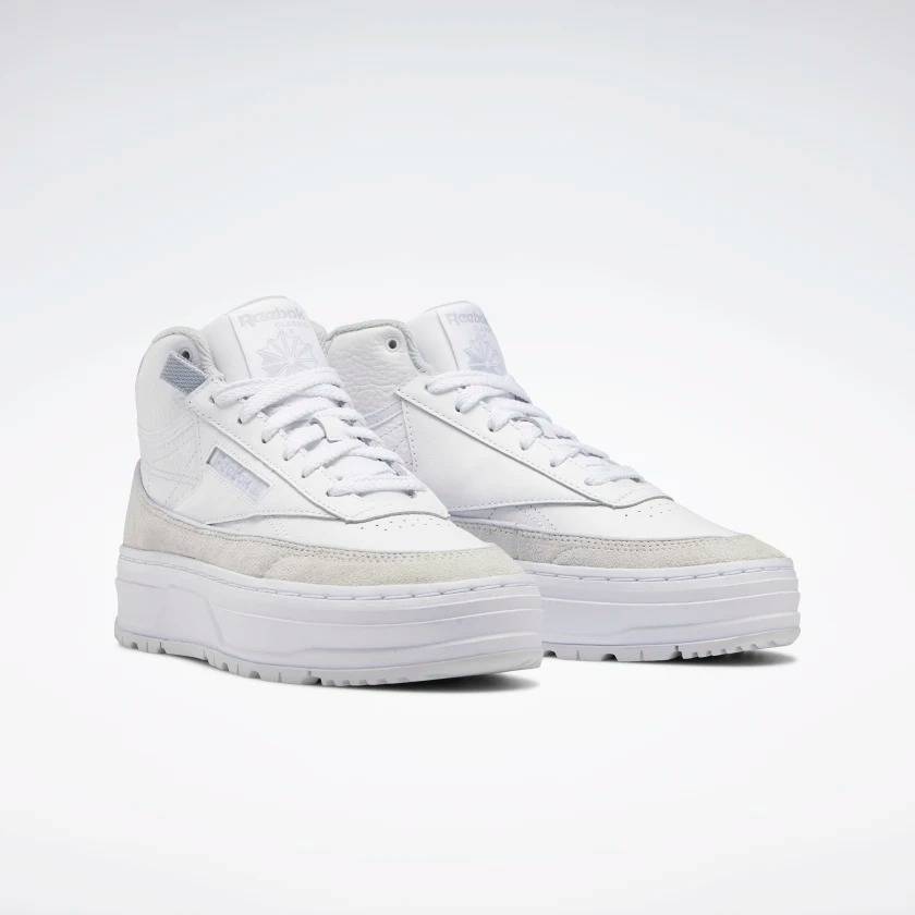REEBOK CLUB C GEO MID WOMENS SHOES
