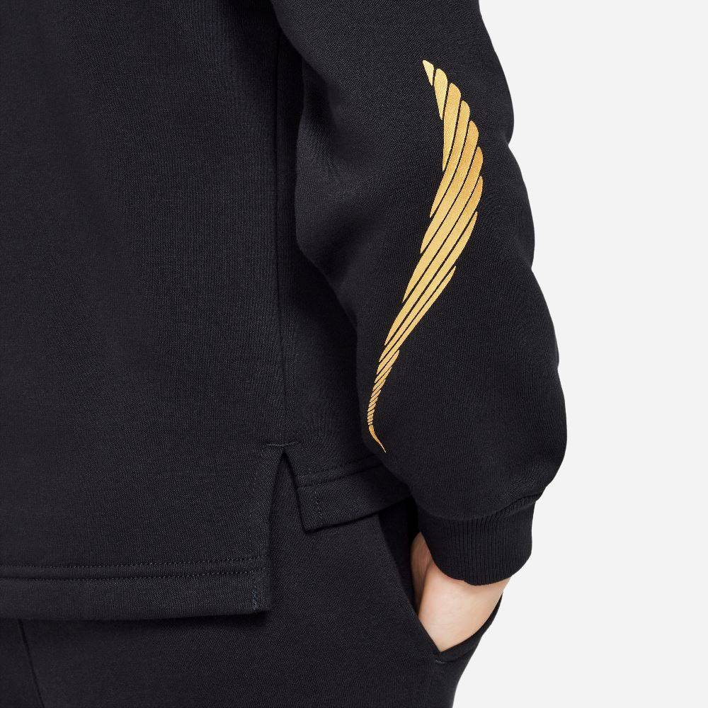 NIKE KIDS FUNNEL NECK LS FLEECE TOP
