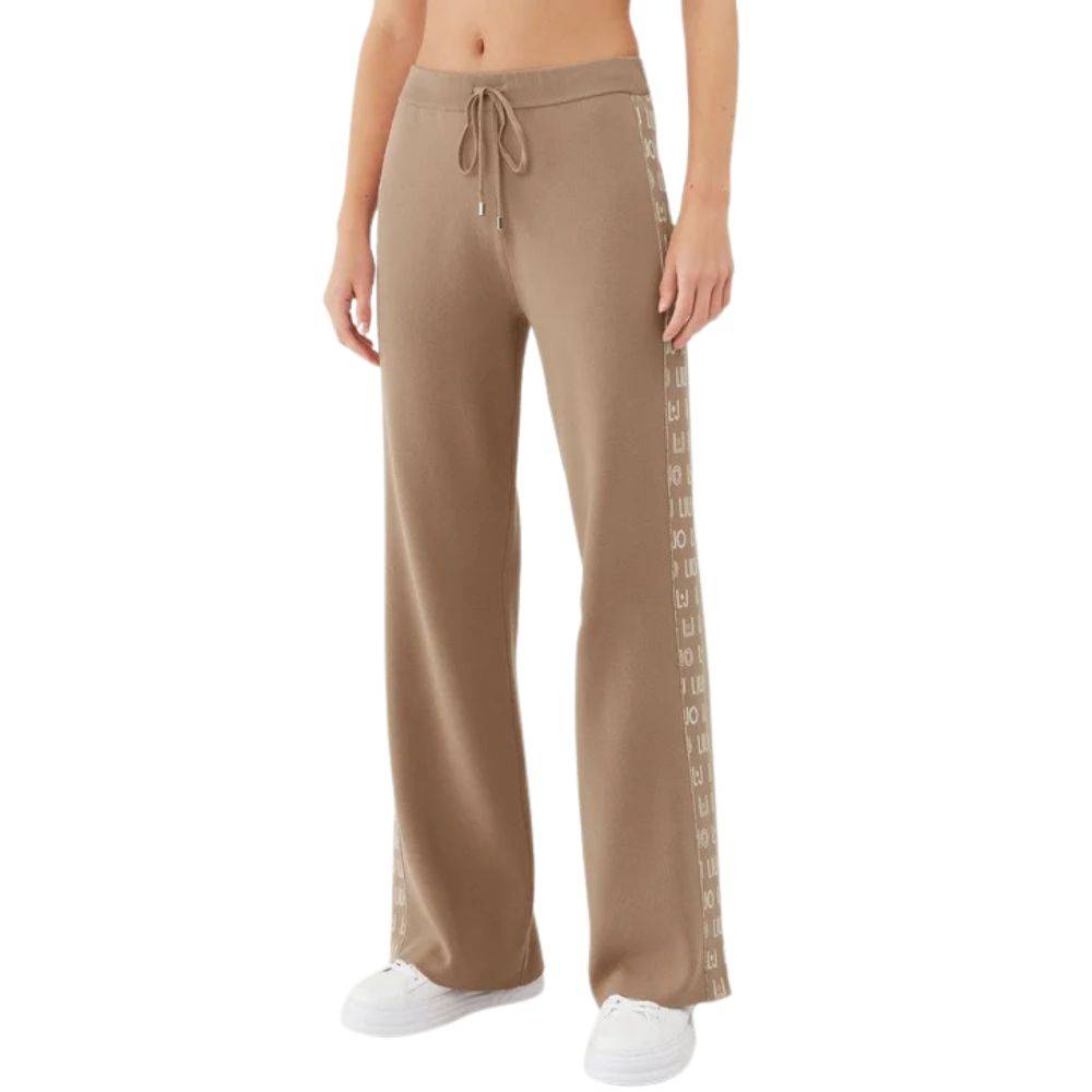 LIU JO WIDE LEG KNITTED PANTS