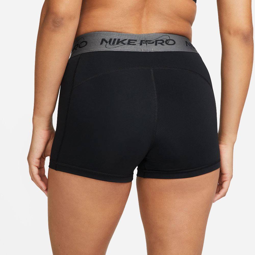 NIKE PRO WOMENS MID-RISE PRINTED SHORTS