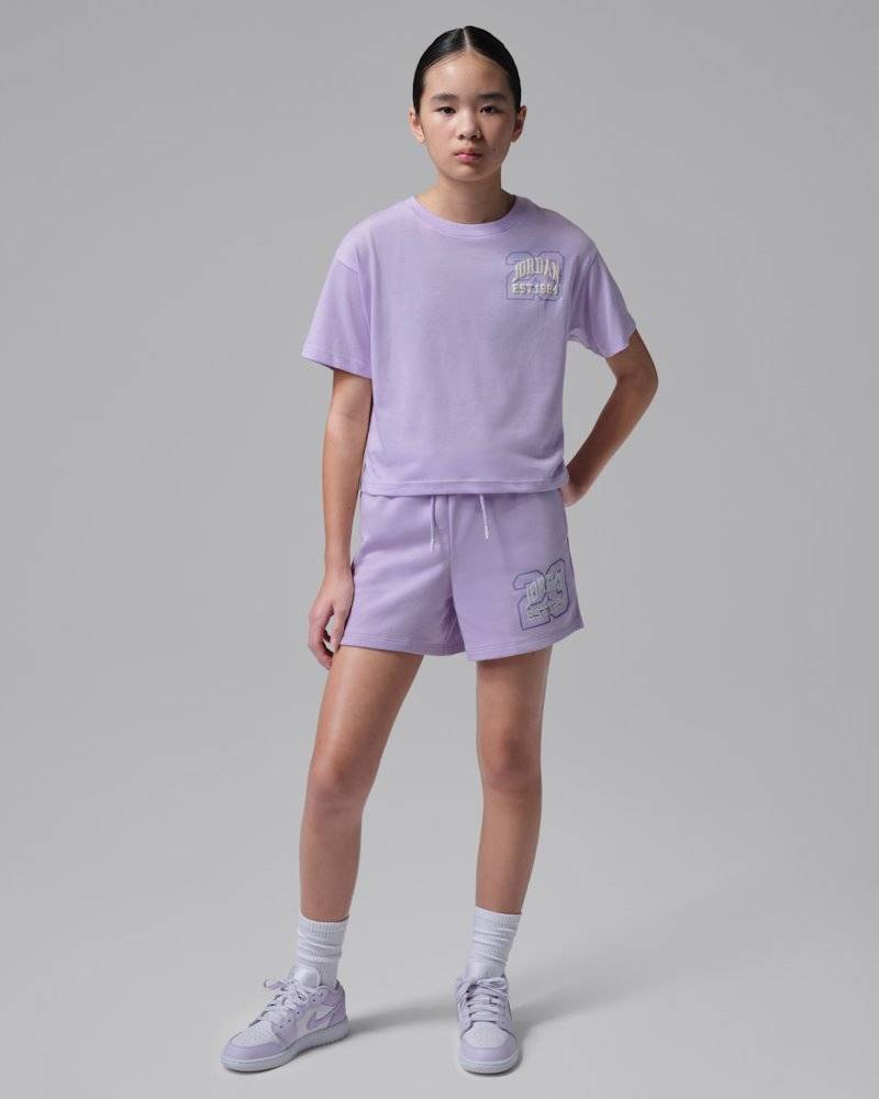 NIKE JORDAN GIRLS SECRET GARDEN COLLEGIATE TEE