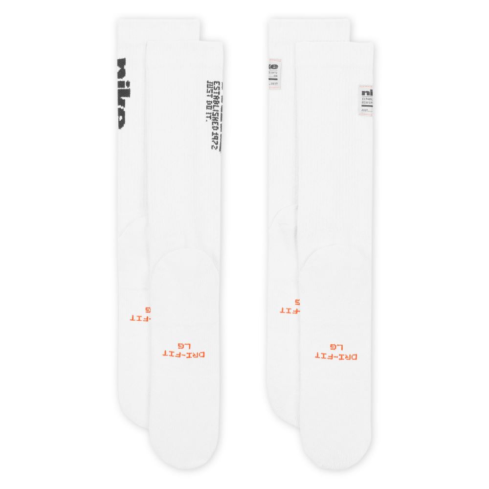 NIKE EVERYDAY ELEVATED CREW SOCKS MULTI GRAPHIC (3-PAIRS)