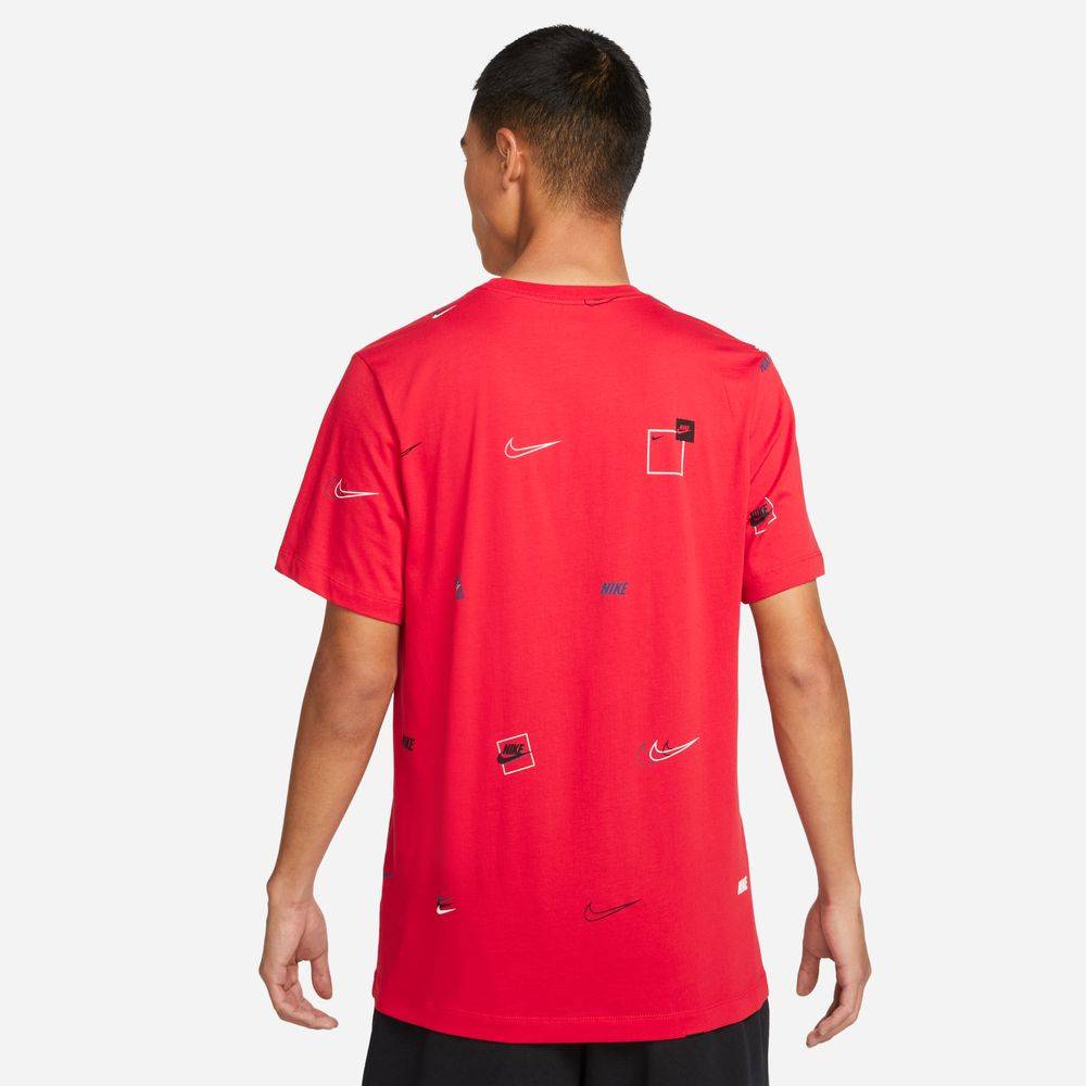 NIKE NSW ALL-OVER-PRINT LOGO TEE