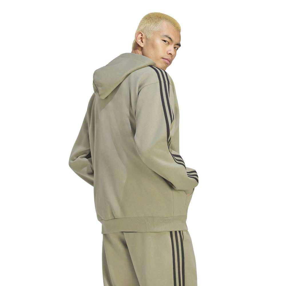 ADIDAS M ESSENTIALS 3-STRIPES FLEECE FULL-ZIP HOODIE