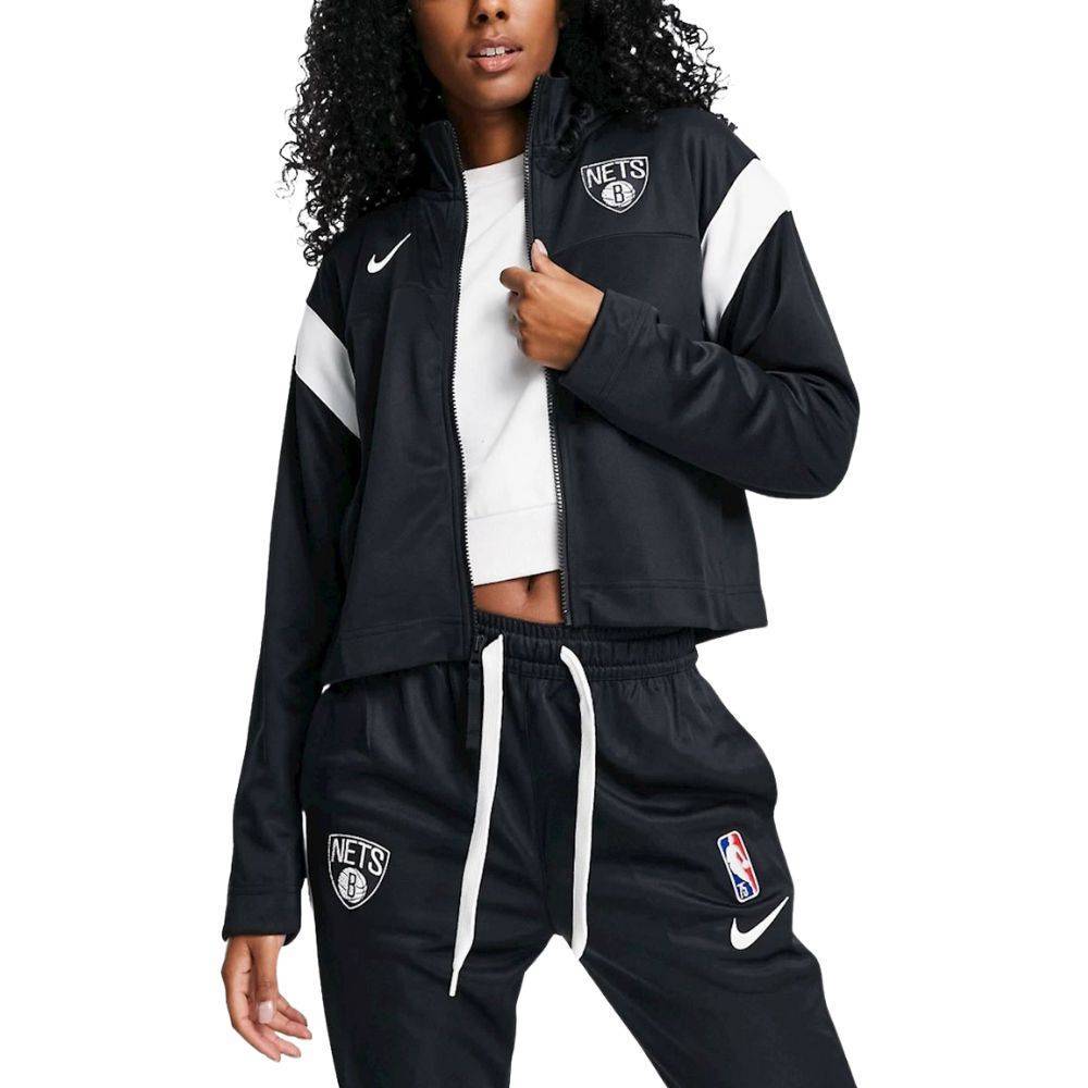 NIKE NBA BROOKLYN NETS WOMENS ZIP TOP