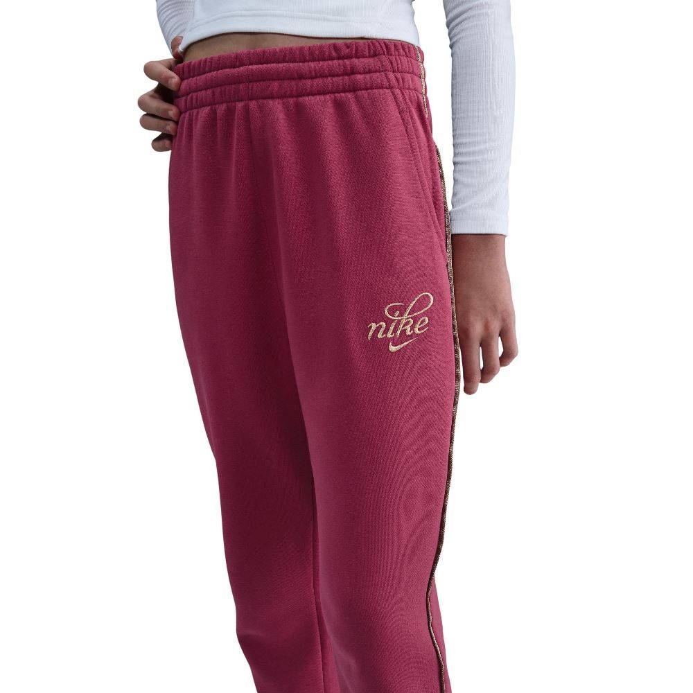 NIKE NSW GIRLS CLUB SHINE FLEECE OVERSIZED JOGGER