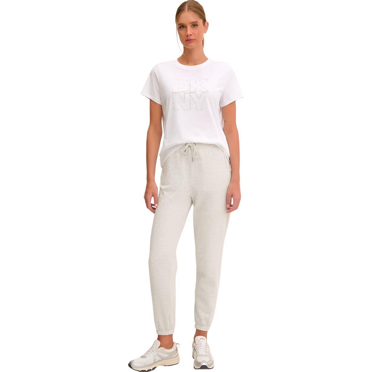 DKNY DIAMANTE LOGO SHORT SLEEVE TEE