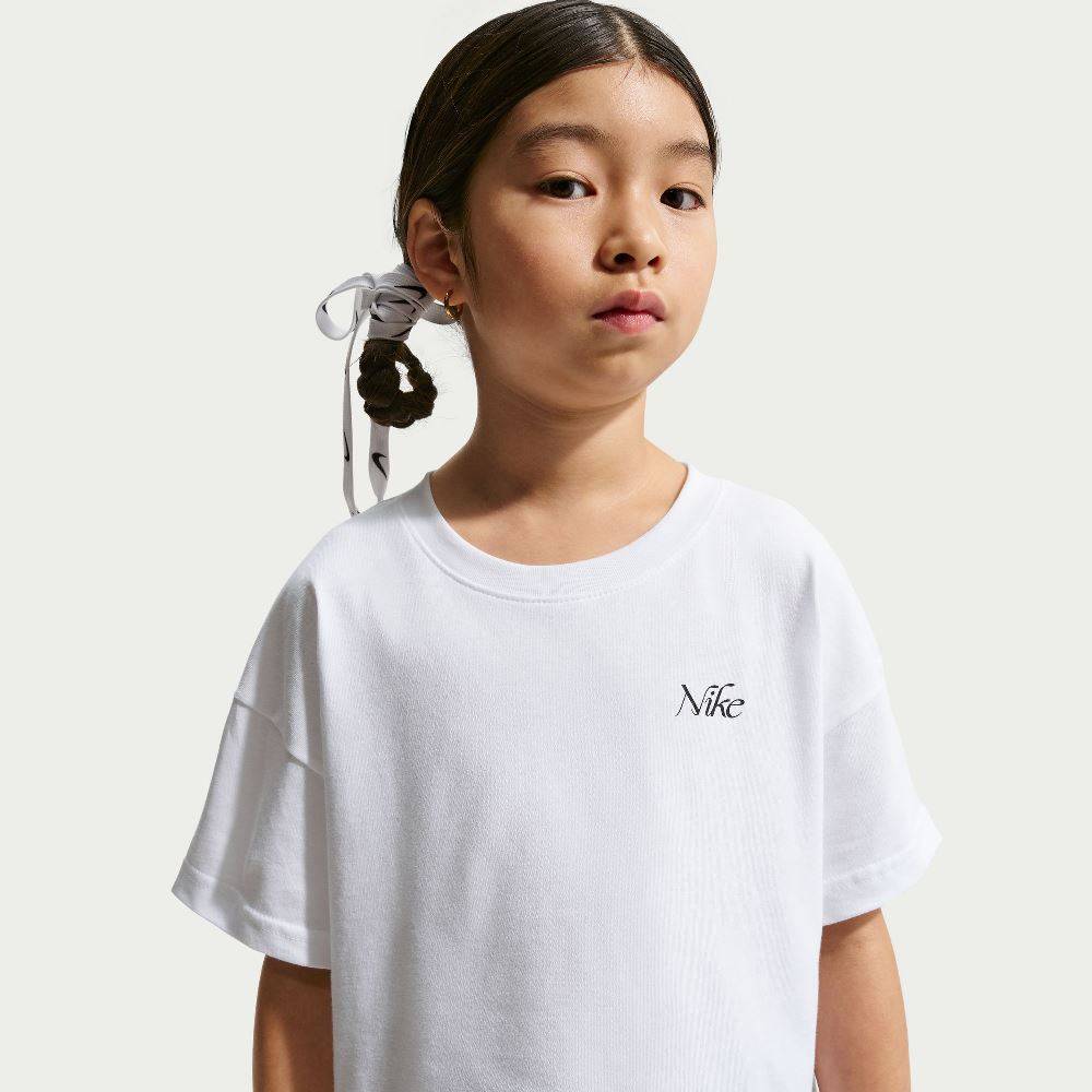 NIKE GIRLS NSW BOXY FLOWER TEE
