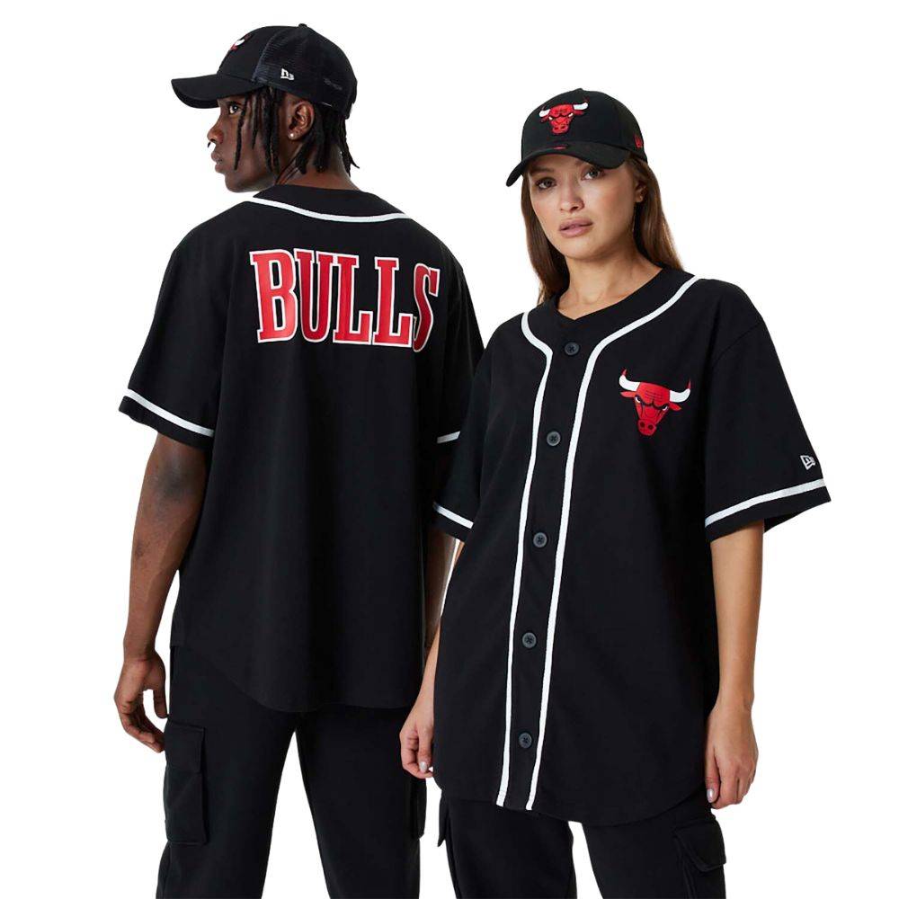 NEW ERA NBA CHICAGO BULLS BASEBALL JERSEY