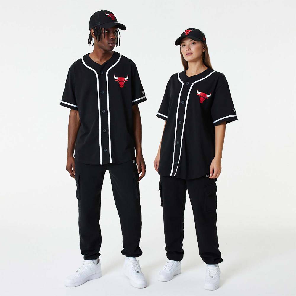 NEW ERA NBA CHICAGO BULLS BASEBALL JERSEY