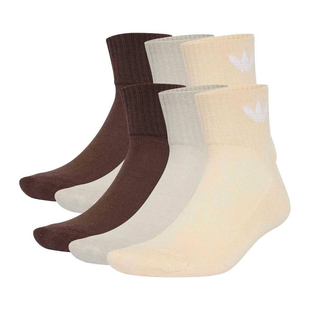 ADIDAS ORIGINALS MID ANKLE SOCKS 6-PACK