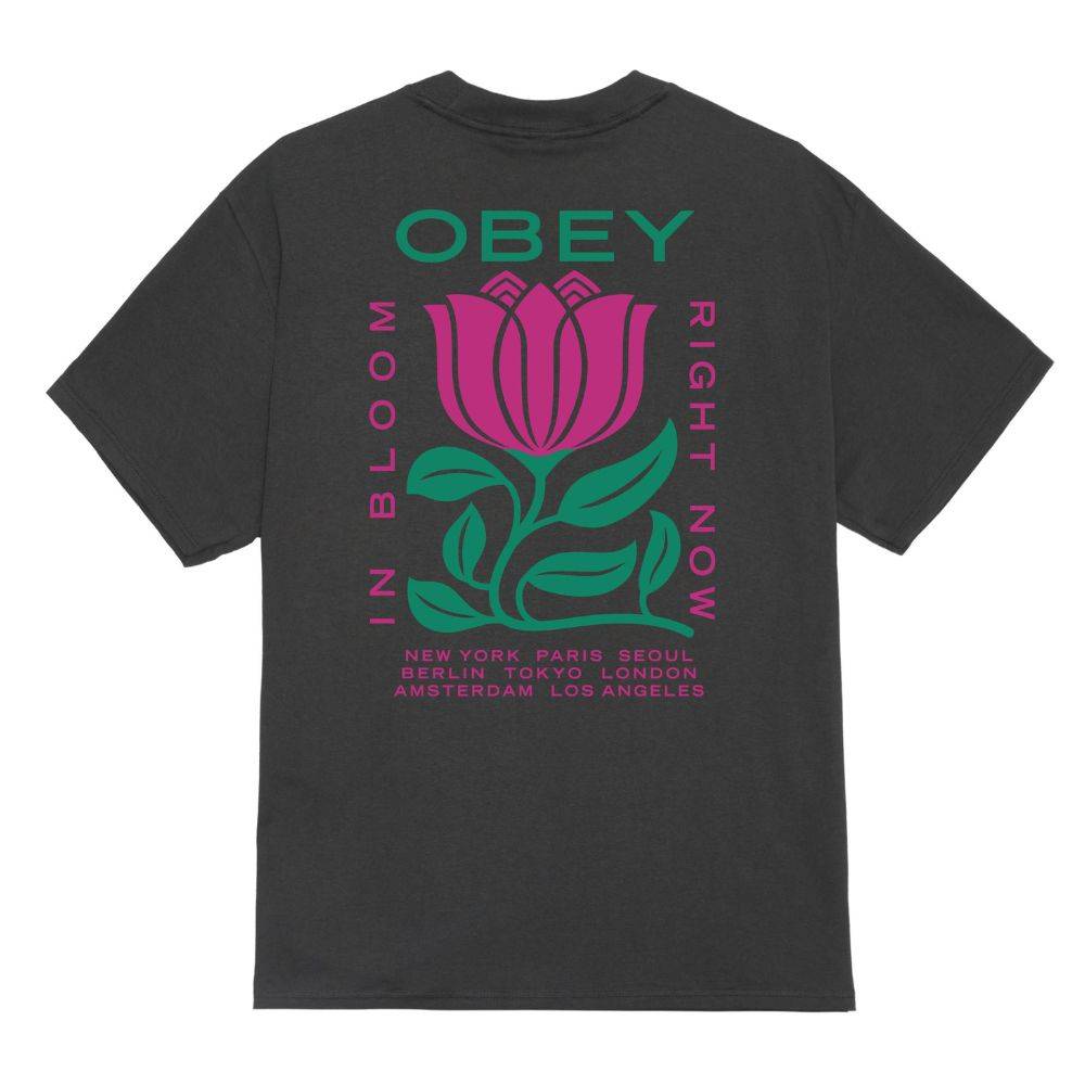 OBEY IN BLOOM TEE