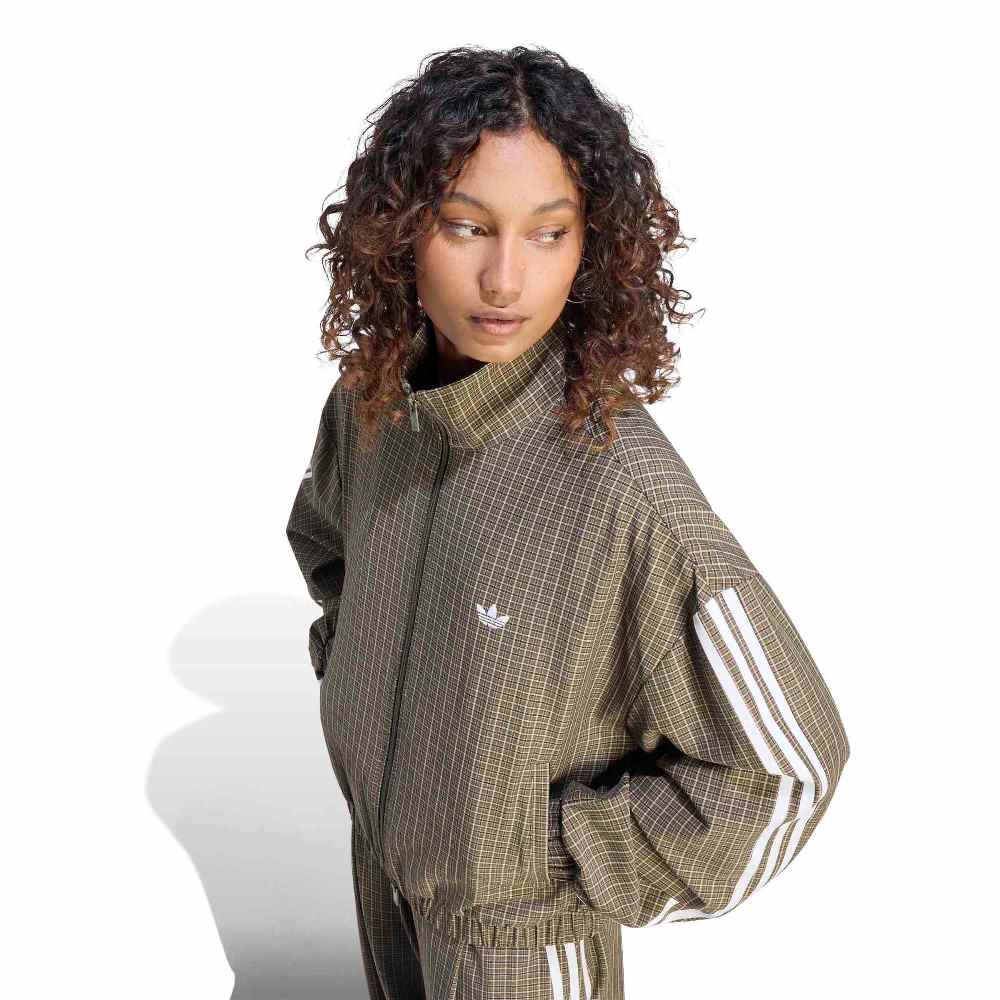 ADIDAS ORIGINALS BADIGIRL CHECKS TRACK TOP