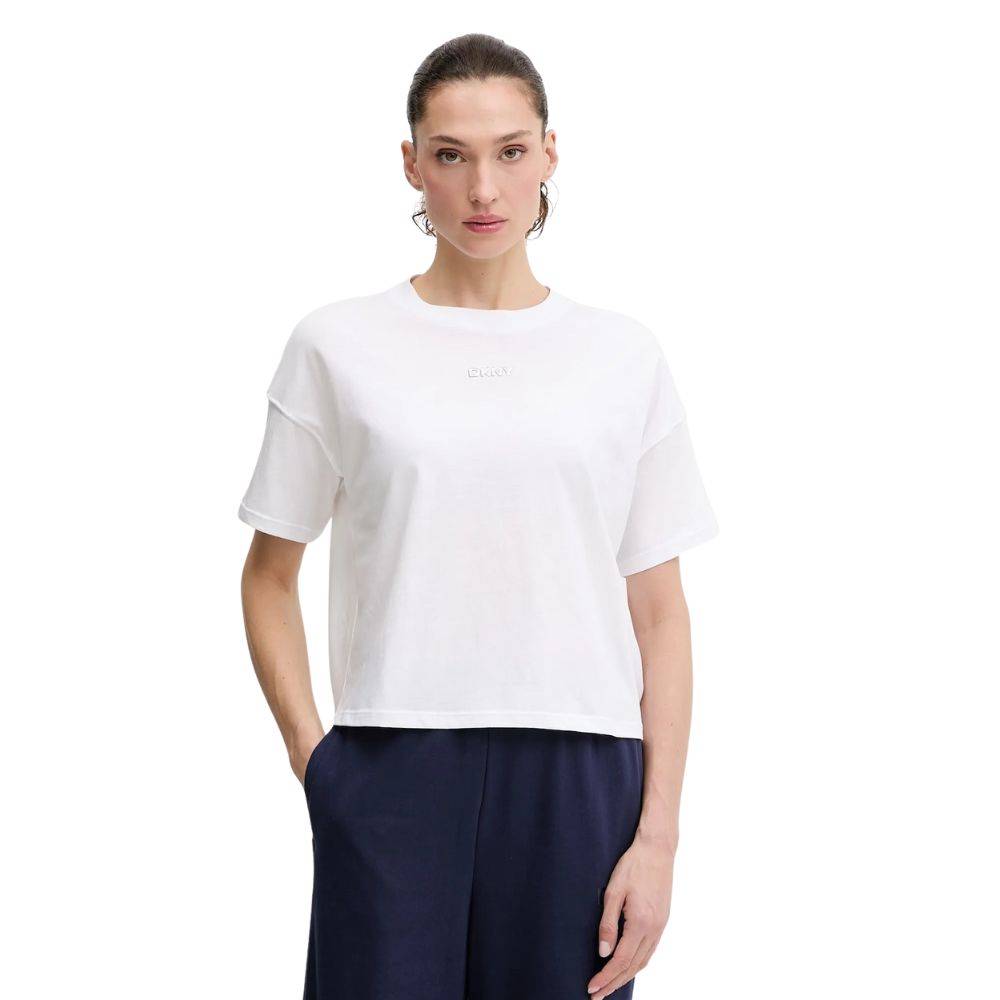 DKNY CENTERED LOGO SHORT SLEEVE TEE
