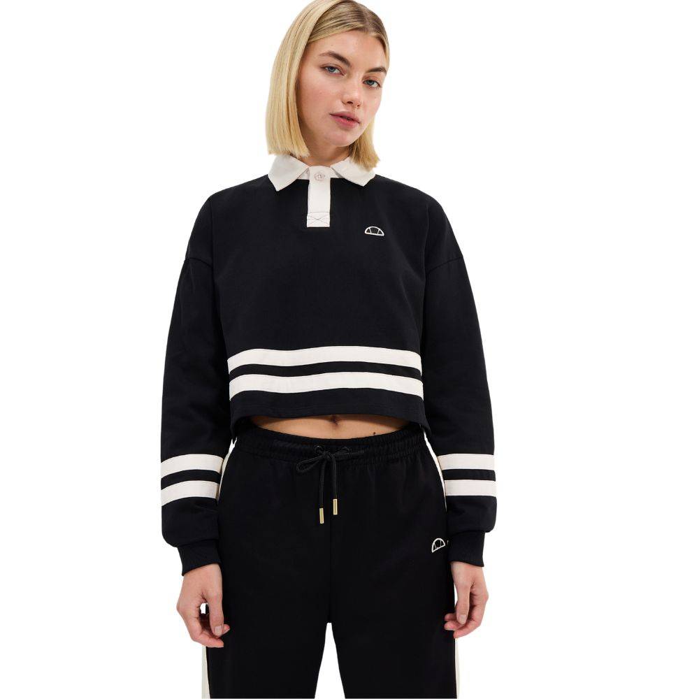 ELLESSE SARTORIA SOMBRA CROPPED RUGBY TOP