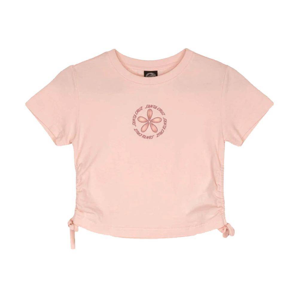 SANTA CRUZ RINGED FLOWER TIE T-SHIRT