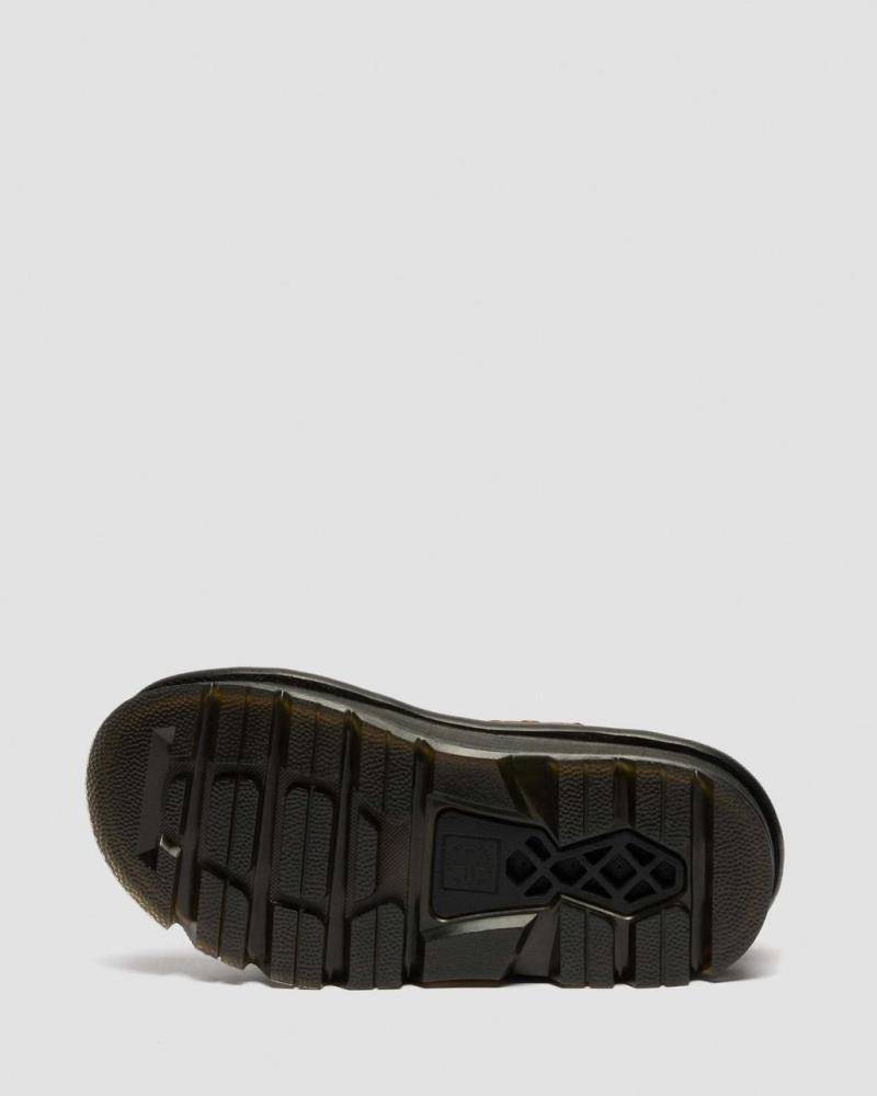DR. MARTENS ZEBZAG NUBUCK PLATFORM SANDAL