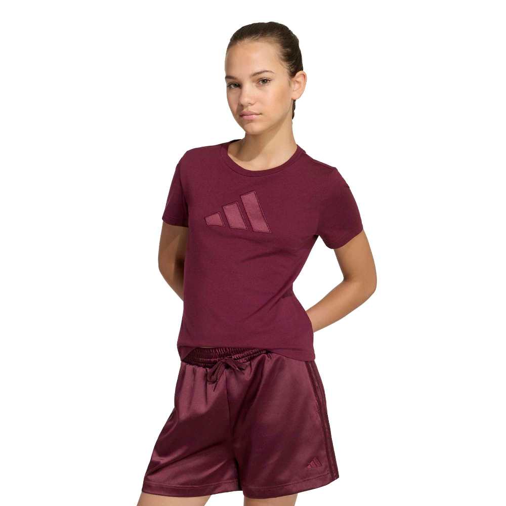 ADIDAS GIRLS SATIN T-SHIRT