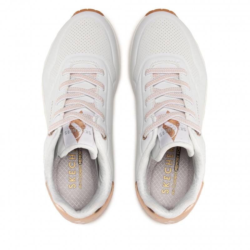 SKECHERS WOMENS SHIMMER AWAY SNEAKERS
