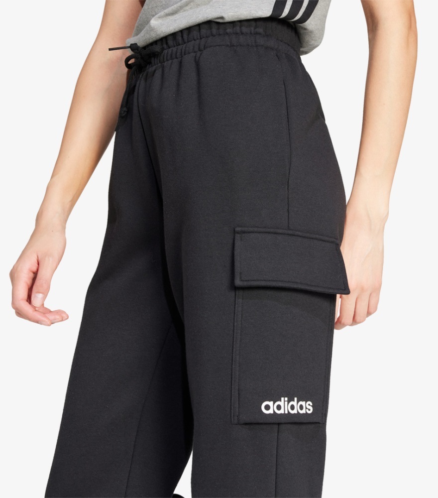 ADIDAS ESSENTIALS LINEAR FLEECE CARGO PANTS