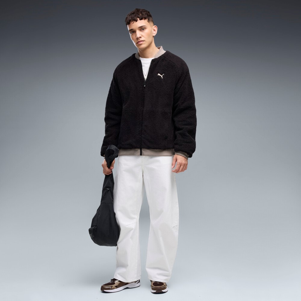 PUMA REVERSIBLE SHERPA BOMBER JACKET M