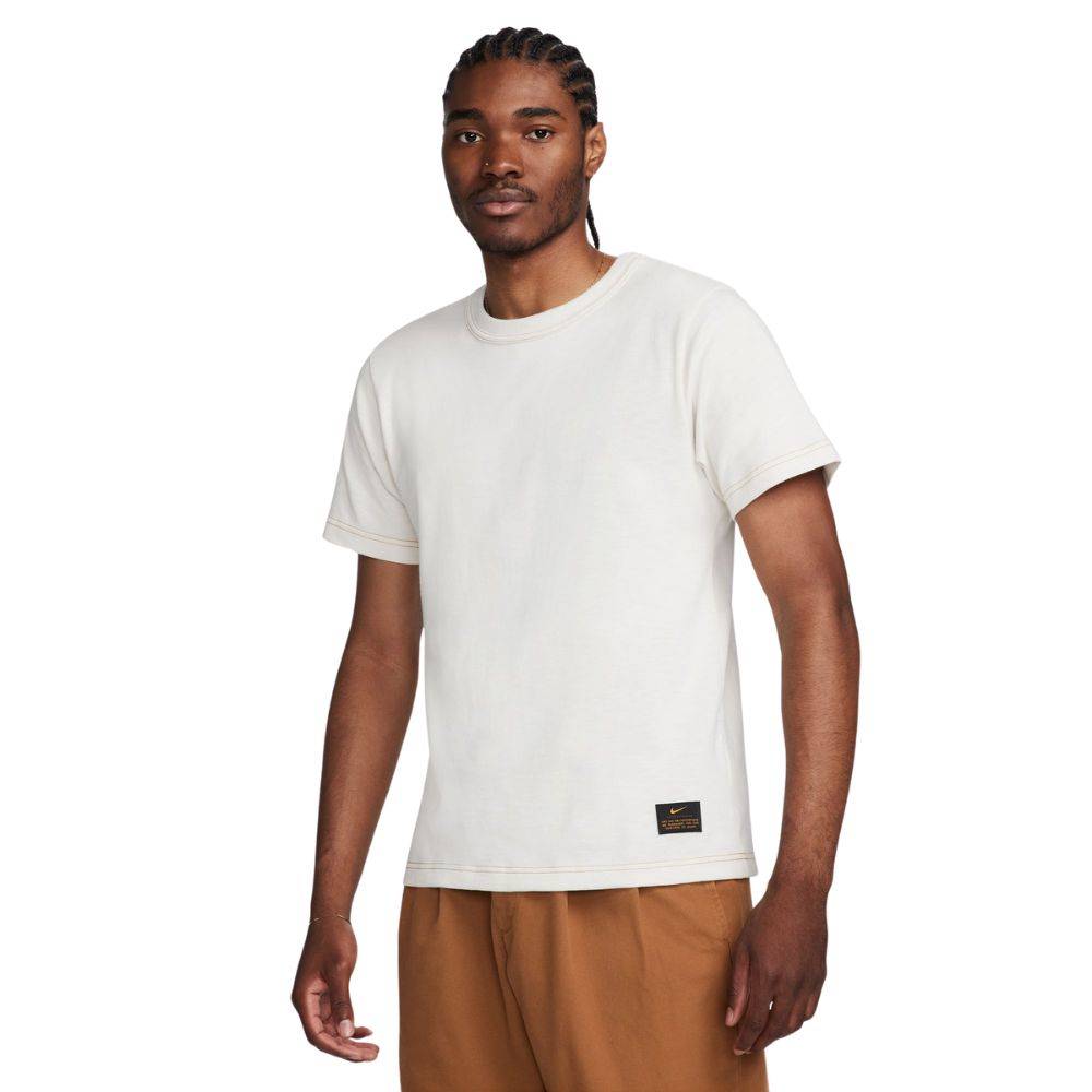 NIKE LIFE SHORT-SLEEVE KNIT TOP