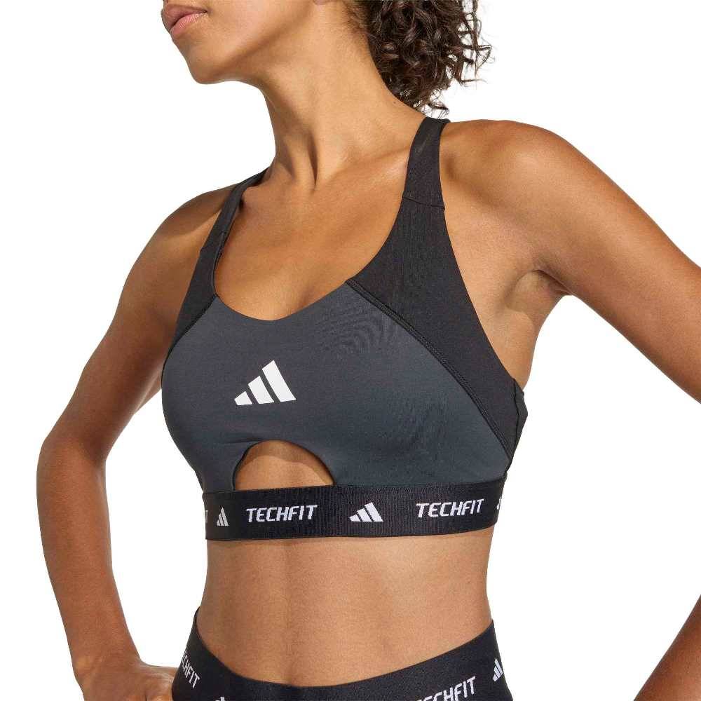 ADIDAS TECHFIT WORKOUT COLOR BLOCK MEDIUM SUPPORT BRA