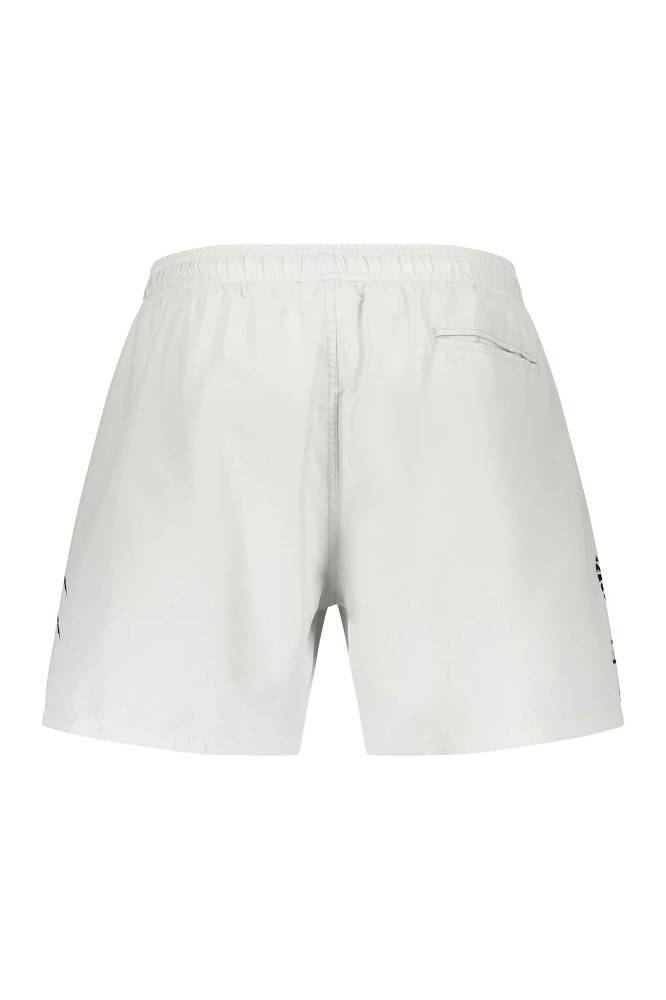 PLEIN SPORT LOGO PATCH RIPSTOP DRAWSTRING SWIM SHORT