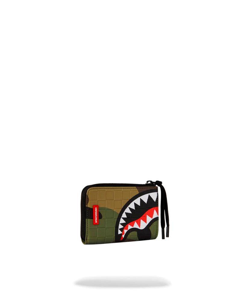 SPRAYGROUND WOODLAND CAMO CHECK WALLET