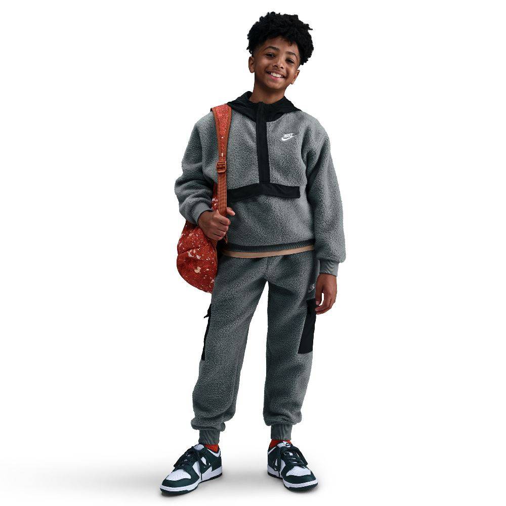 NIKE NSW KIDS CLUB FLEECE HALF-ZIP HOODIE