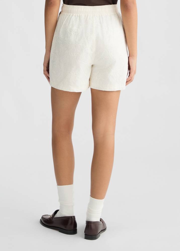 LIU JO EMBROIDERED COTTON SHORT