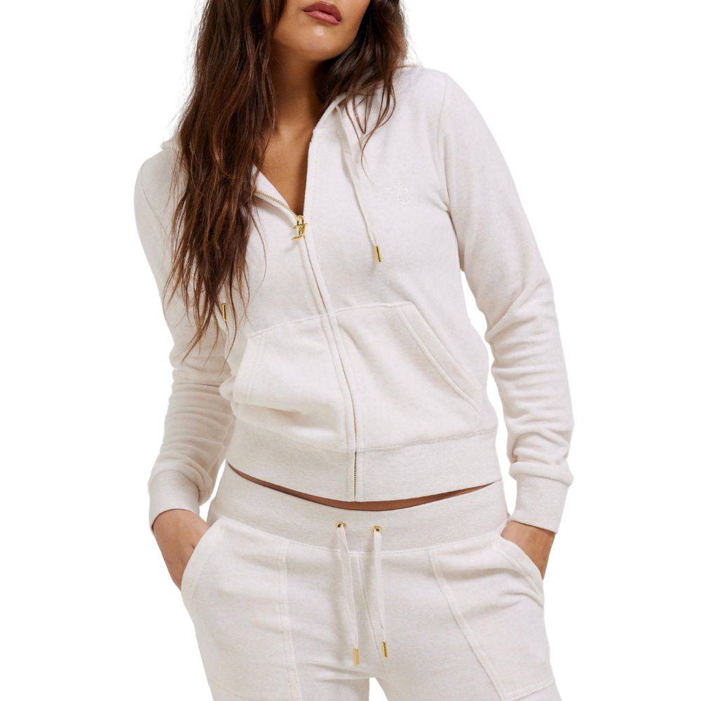 JUICY COUTURE GOLD CLASSIC VELOUR ROBERTSON HOODIE