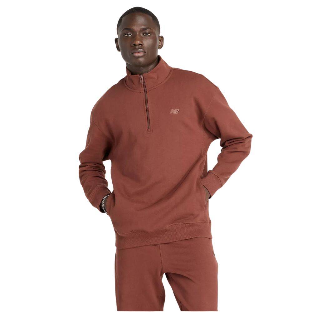 NEW BALANCE ATHLETICS FLEECE 1/2 ZIP